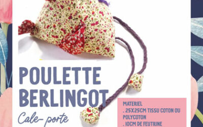 Tuto couture Poulette cale-porte