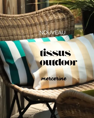 Tissus outdoor Mercerine