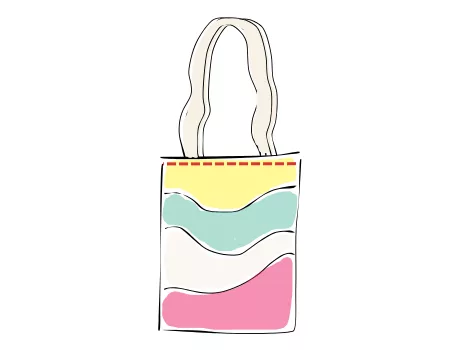 Tuto Tote Bag coloré vague Aloha