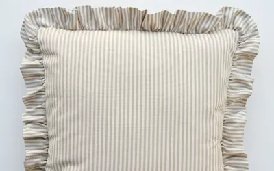 Tuto couture Coussin avec Volants