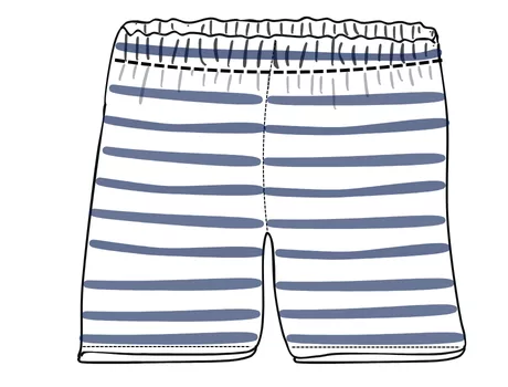 tuto short de plage patron pdf gratuit Mercerine