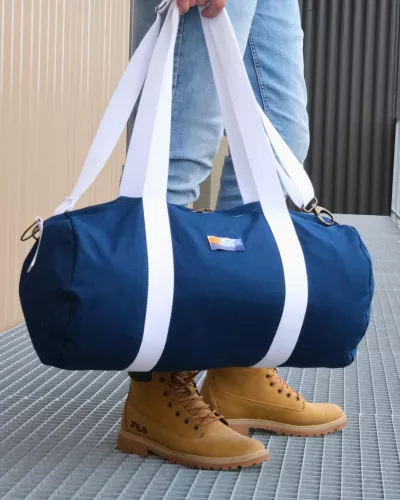 Patron tuto gratuit Mercerine Sac Polochon Le Baroudeur