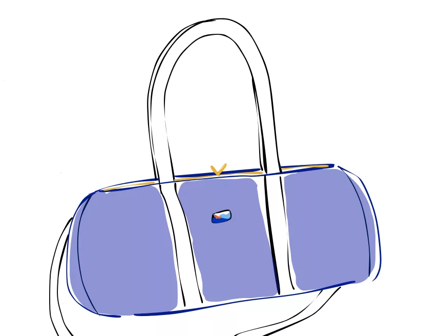 Patron tuto gratuit Mercerine Sac Polochon Le Baroudeur