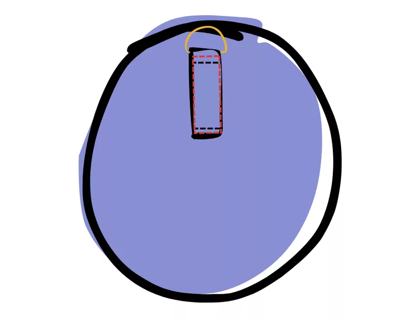 Patron tuto gratuit Mercerine Sac Polochon Le Baroudeur