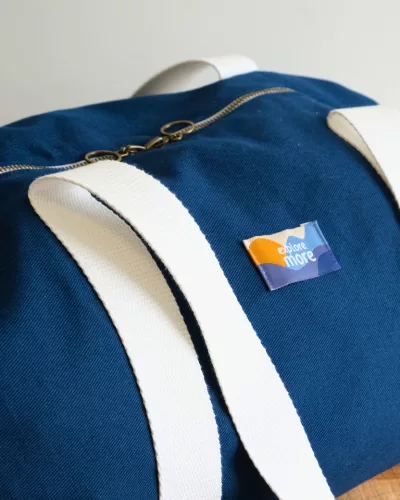 Patron tuto gratuit Mercerine Sac Polochon Le Baroudeur