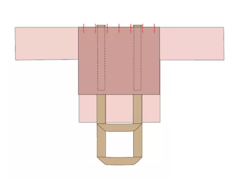 Mercerine tuto couture facile Sac Cabas doublé - pdf gratuit