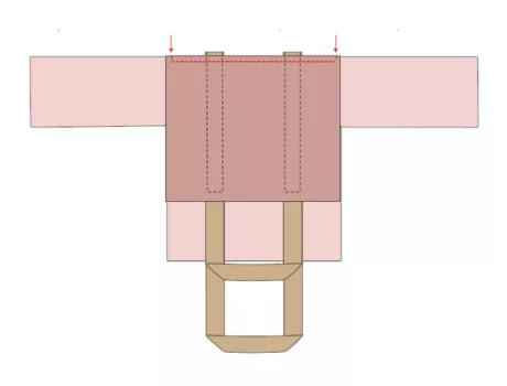 Mercerine tuto couture facile Sac Cabas doublé - pdf gratuit