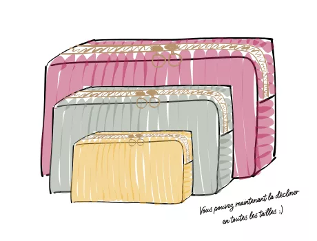 Mercerine tuto couture trousse de toilette facile patron pdf gratuit trousse XXL