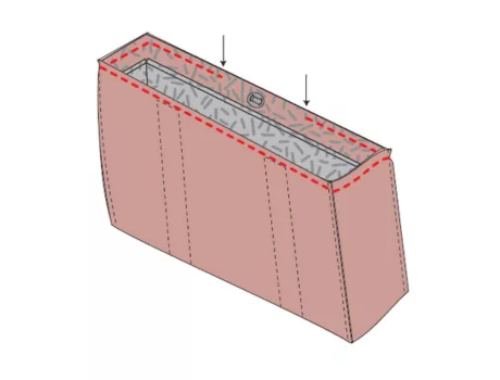 Mercerine tuto couture facile Sac Cabas doublé - pdf gratuit