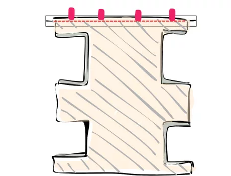 Mercerine tuto couture trousse de toilette facile patron pdf gratuit trousse XXL
