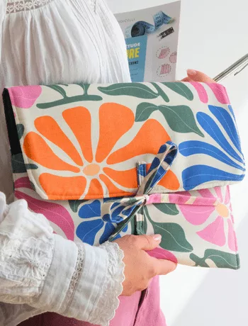 Mercerine tuto couture pochette ordinateur - patron pdf gratuit 3 tailles bonus tablette et liseuse DIY