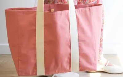 Tuto couture – Sac cabas facile
