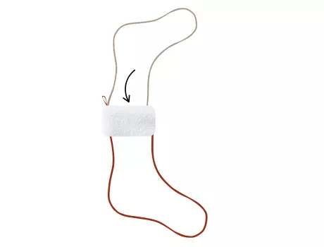 Mercerine tuto chaussette de Noël patron PDF gratuit