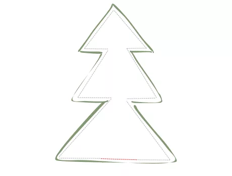 Mercerine tuto Noël coussin sapin patron PDF gratuit