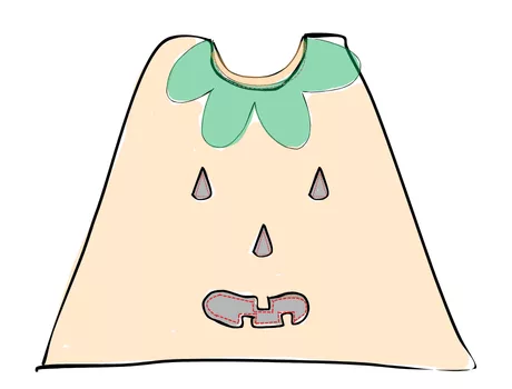 Mercerine tuto gratuit déguisement de citrouille bébé Halloween patron PDF