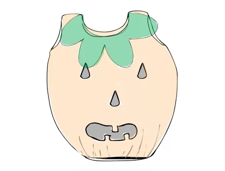 Mercerine tuto gratuit déguisement de citrouille bébé Halloween patron PDF