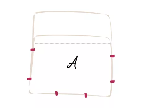 Mercerine coussin simple tuto couture gratuit patron PDF