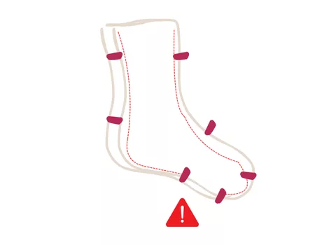 Mercerine tuto chaussette de Noël patron PDF gratuit