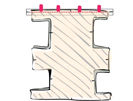 Mercerine tuto couture trousse de toilette facile patron pdf gratuit trousse XXL