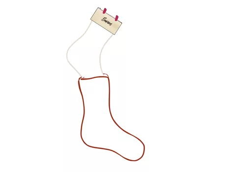Mercerine tuto chaussette de Noël patron PDF gratuit