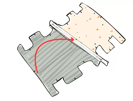 Mercerine tuto couture trousse de toilette facile patron pdf gratuit trousse XXL
