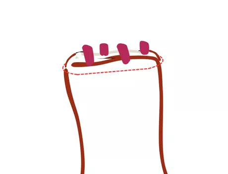 Mercerine tuto chaussette de Noël patron PDF gratuit