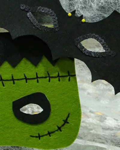 Tuto masque Halloween Mercerine
