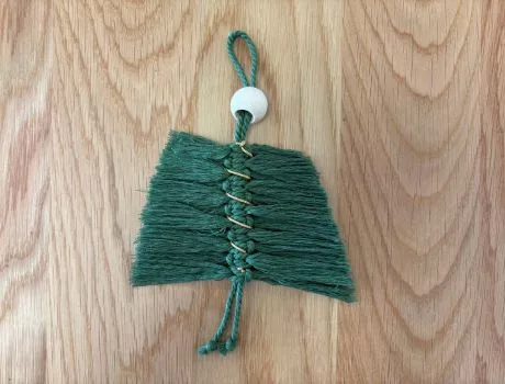 Tuto décoration de Noël en macramé