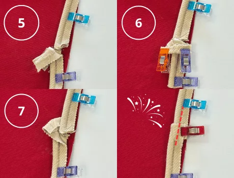 Mercerine tuto couture coussin passepoilé patron PDF gratuit