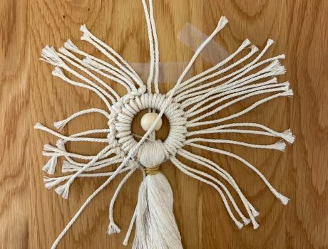 Tuto décoration de Noël en macramé