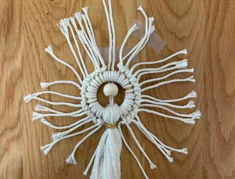 Tuto décoration de Noël en macramé