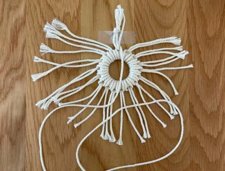 Tuto décoration de Noël en macramé