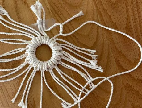 Tuto décoration de Noël en macramé