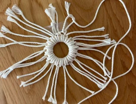 Tuto décoration de Noël en macramé