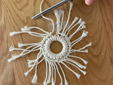 Tuto décoration de Noël en macramé