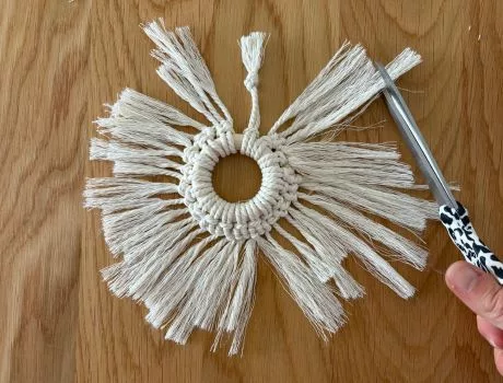 Tuto décoration de Noël en macramé