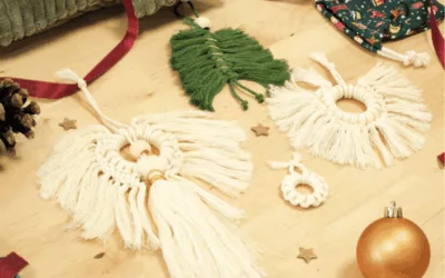 Tuto Noël : décorations en macramé
