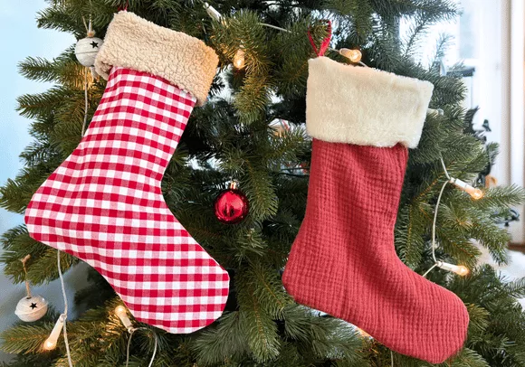 Mercerine tuto chausette de noël patron PDF gratuit déco de Noël facile et rapide