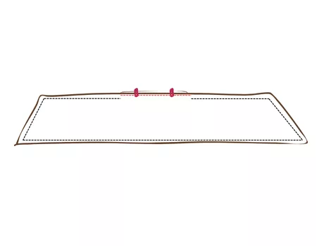 Mercerine tuto nœud en tissus simple patron PDF gratuit deco maison couture DIY