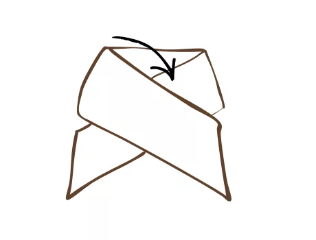 Mercerine tuto nœud en tissus simple patron PDF gratuit deco maison couture DIY