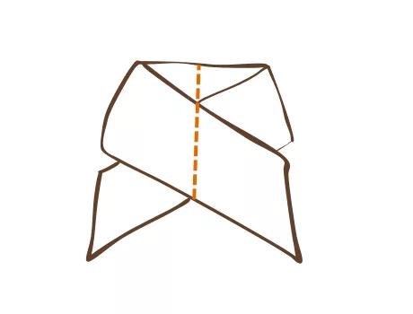 Mercerine tuto nœud en tissus simple patron PDF gratuit deco maison couture DIY