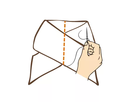 Mercerine tuto nœud en tissus simple patron PDF gratuit deco maison couture DIY