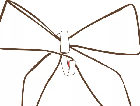 Mercerine tuto nœud en tissus simple patron PDF gratuit deco maison couture DIY