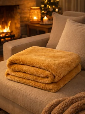 Mercerine tuto plaid en tissu simple tendance couture DIY couture couverture