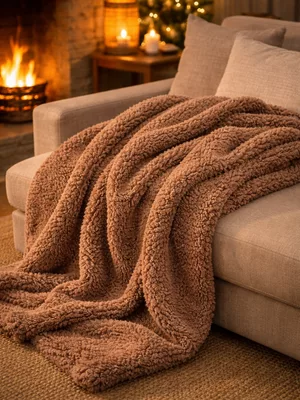 Mercerine tuto plaid en tissu simple tendance couture DIY couture couverture