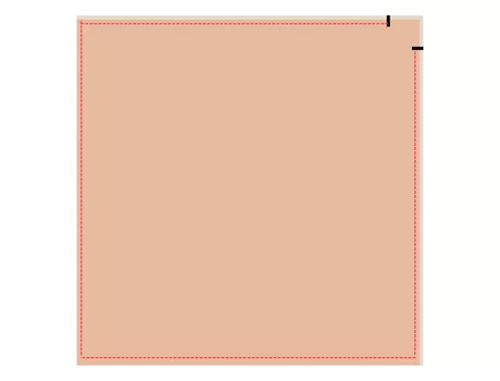 Mercerine tuto doudou plat lange en tissu simple patron PDF gratuit accessoire tendance couture DIY couture bébé