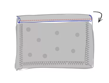 Mercerine tuto sac en tissu sequins simple patron PDF gratuit accessoire tendance couture DIY