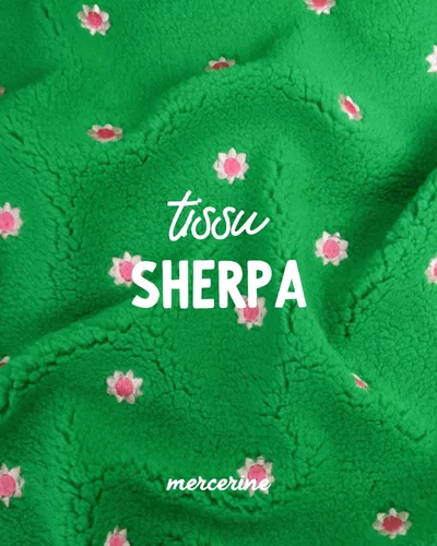 tissu-sherpa-fausse-fourrure-mouton-bouclette Mercerine