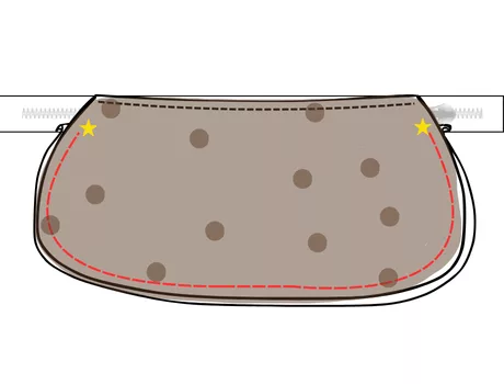 Mercerine tuto sac demi lune sac tendance en simili cuir tendance couture DIY