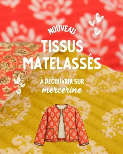 Tissu matelassés Mercerine